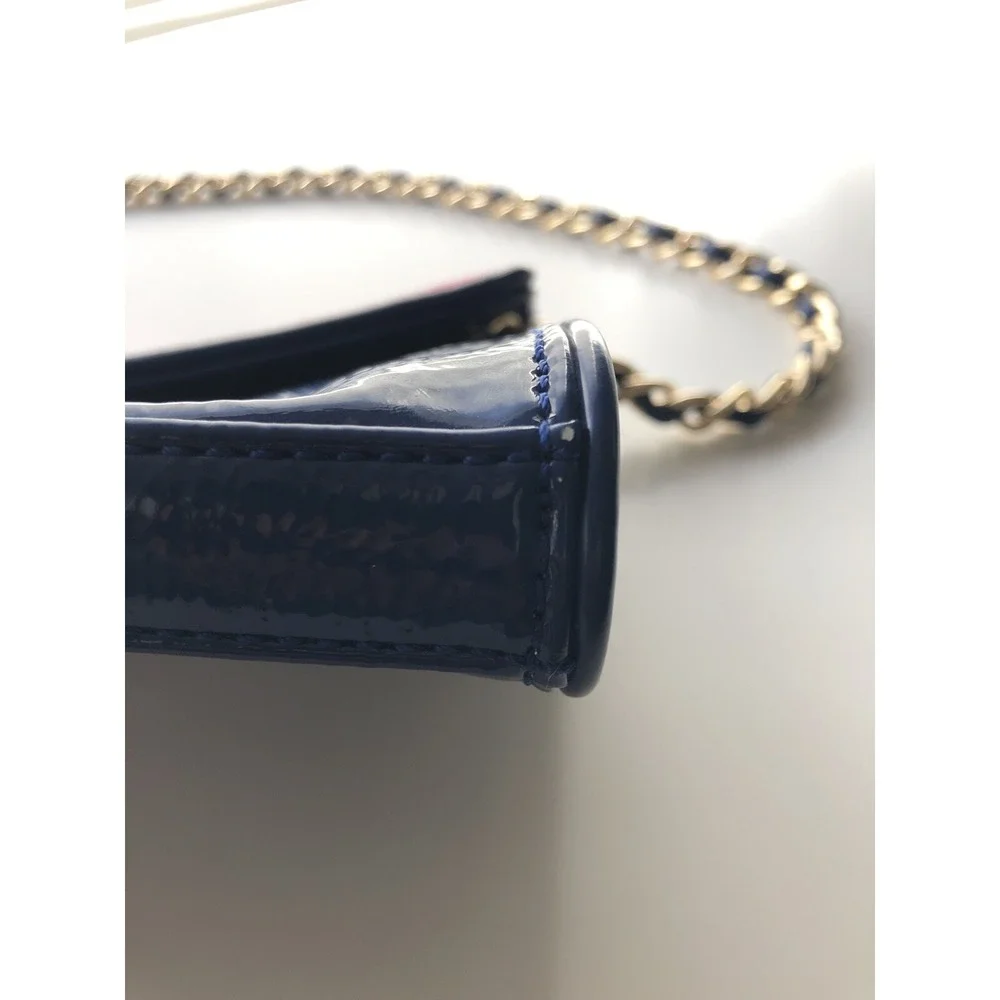 Gianni Bini Clutch Shoulder Envelope Bag Blue Pink‎